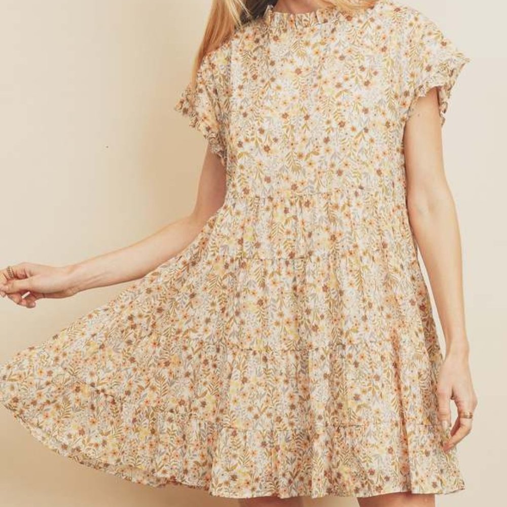 NWT Azalea  Swing Dress in Ivory - Small